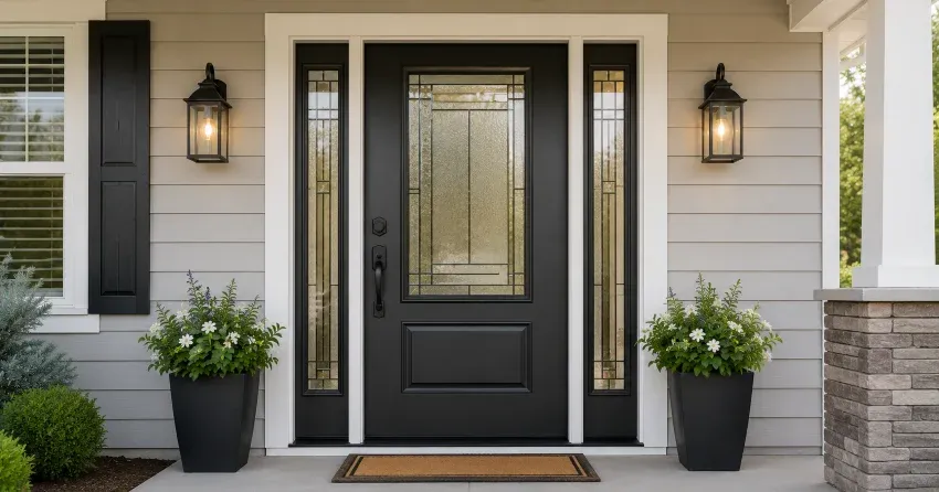 full door replacement installation in Parkhill