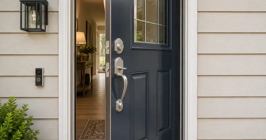 energy-efficient exterior door upgrade installation in Parkhill